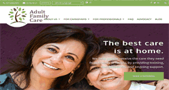 Desktop Screenshot of adultfamilycare.org